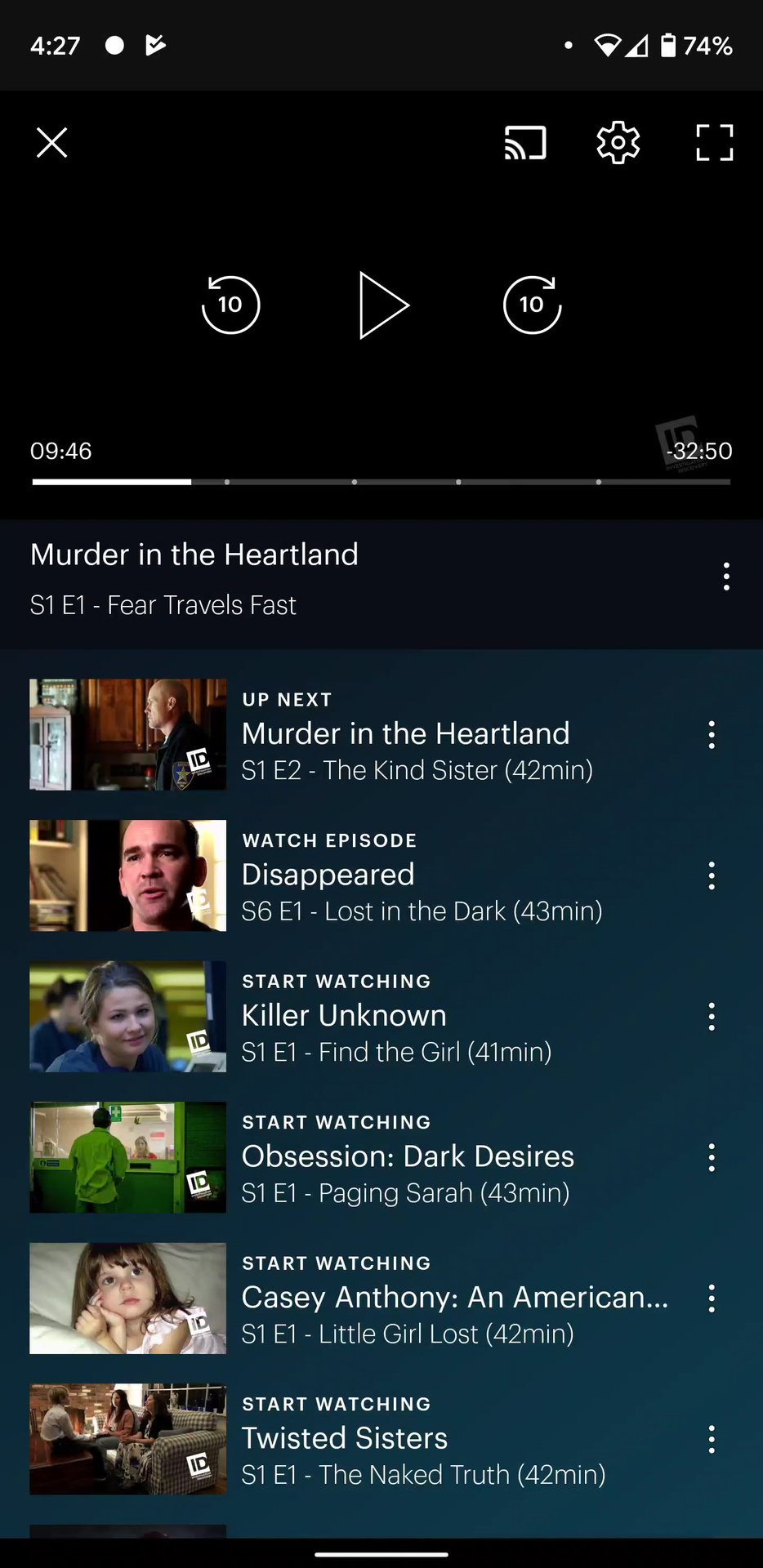 How to change subtitles and language in Hulu 1
