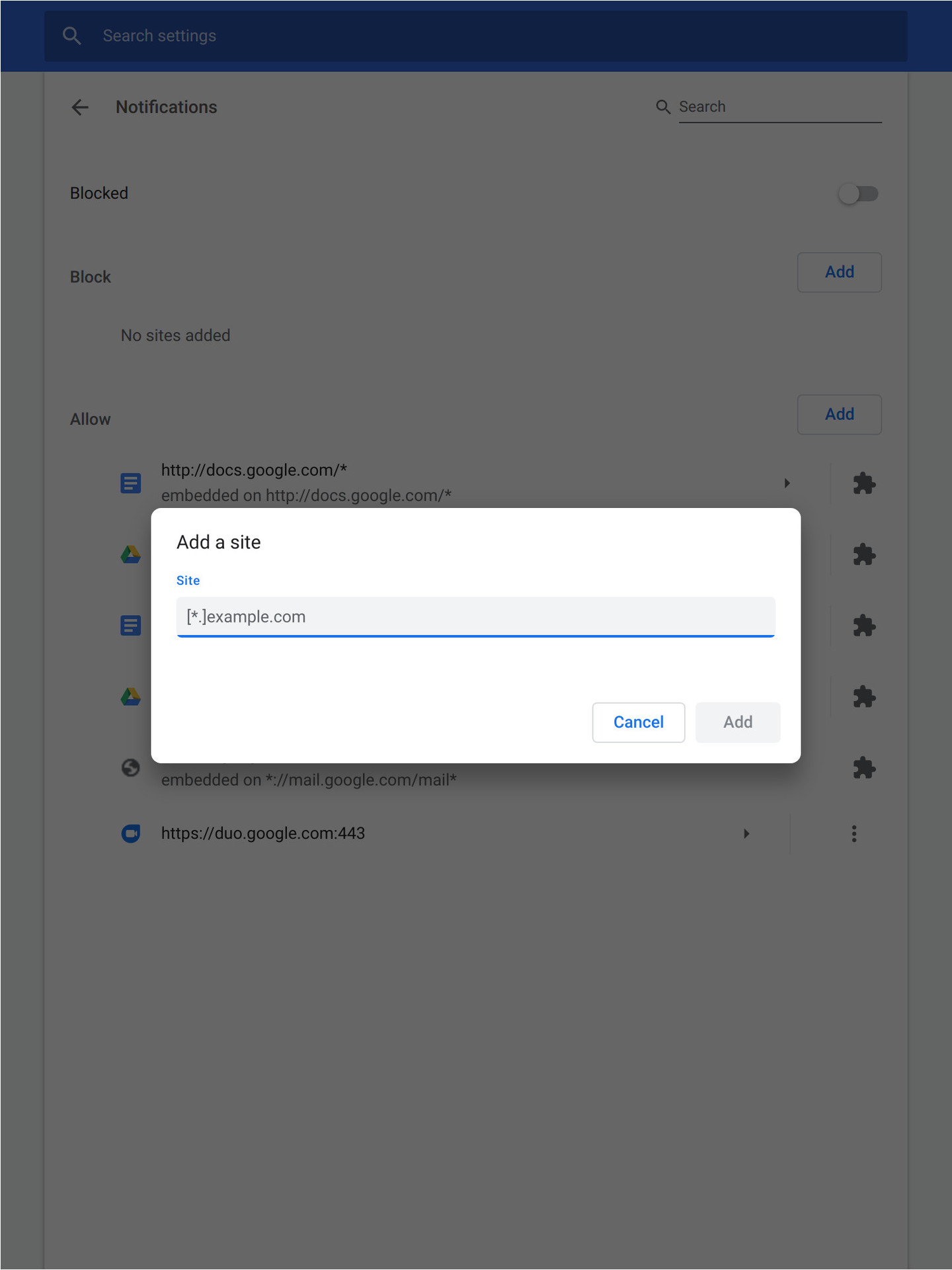 How to disable Chrome Notifications 5