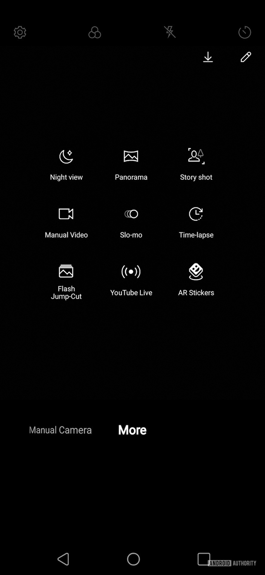 LG G8X ThinQ Review Camera app modes