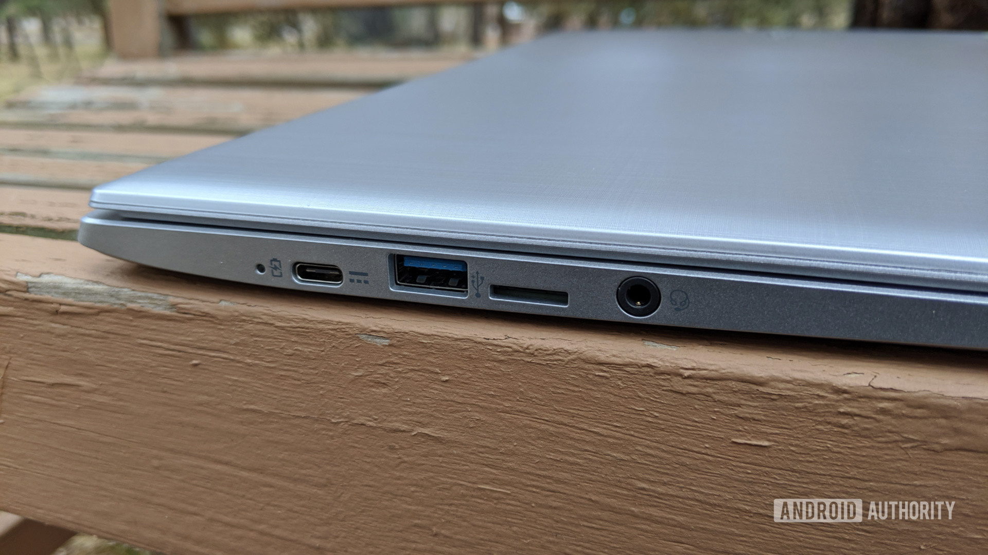 Left side of the Acer Chromebook 315
