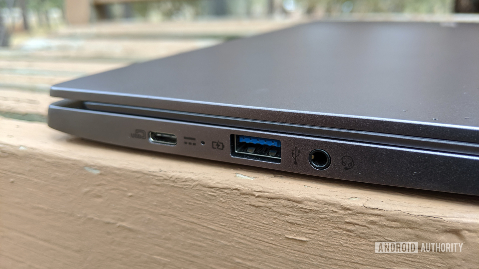 Left side of the Acer Chromebook 714
