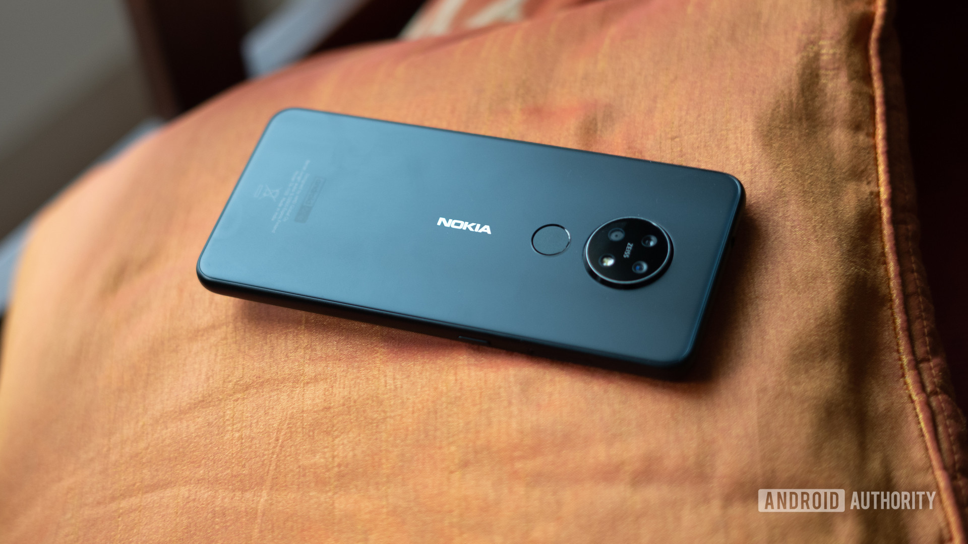 Nokia 7.2 profile shot of back of phone