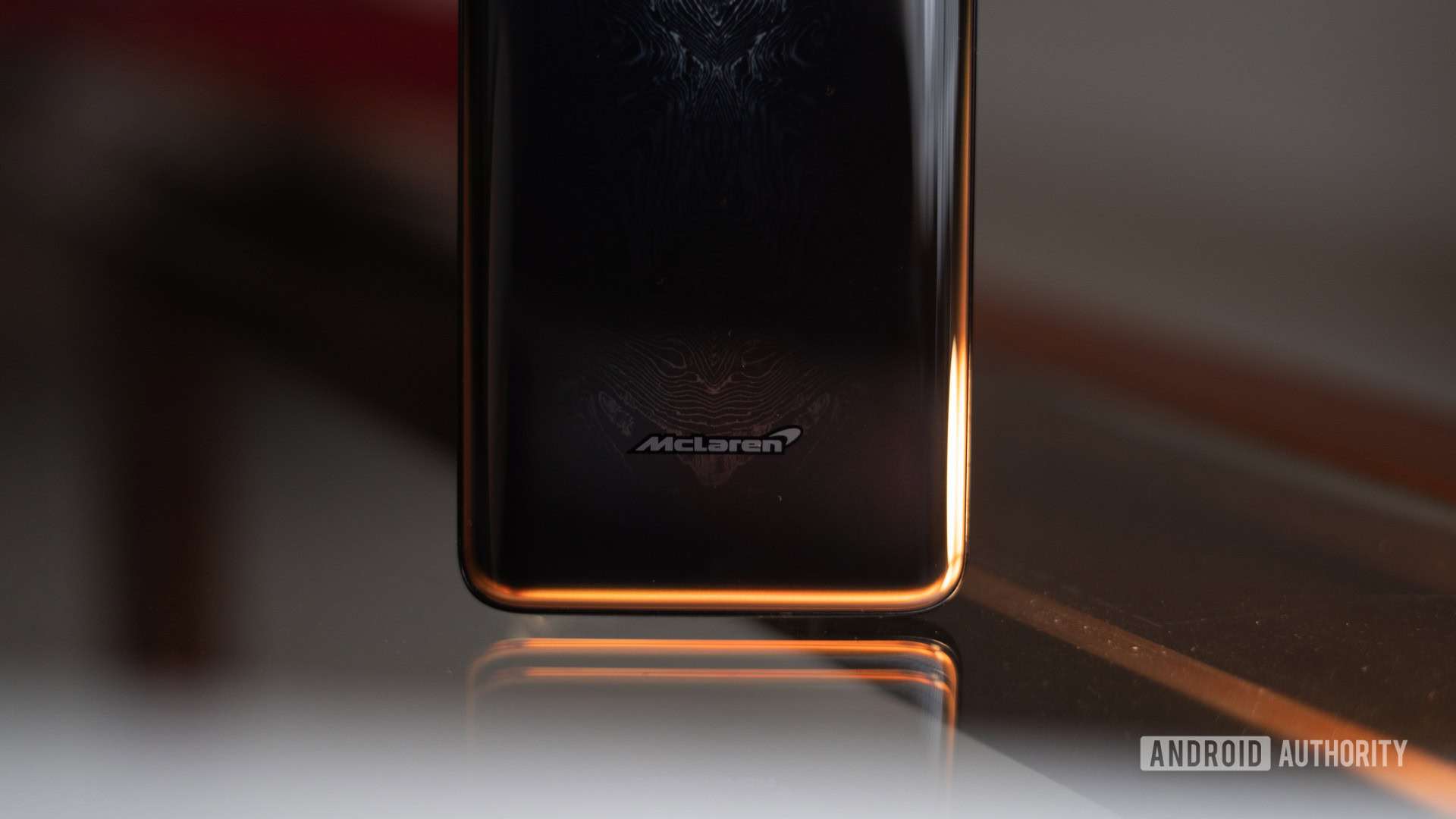 OnePlus 7T Pro McLaren Edition with McLaren logo