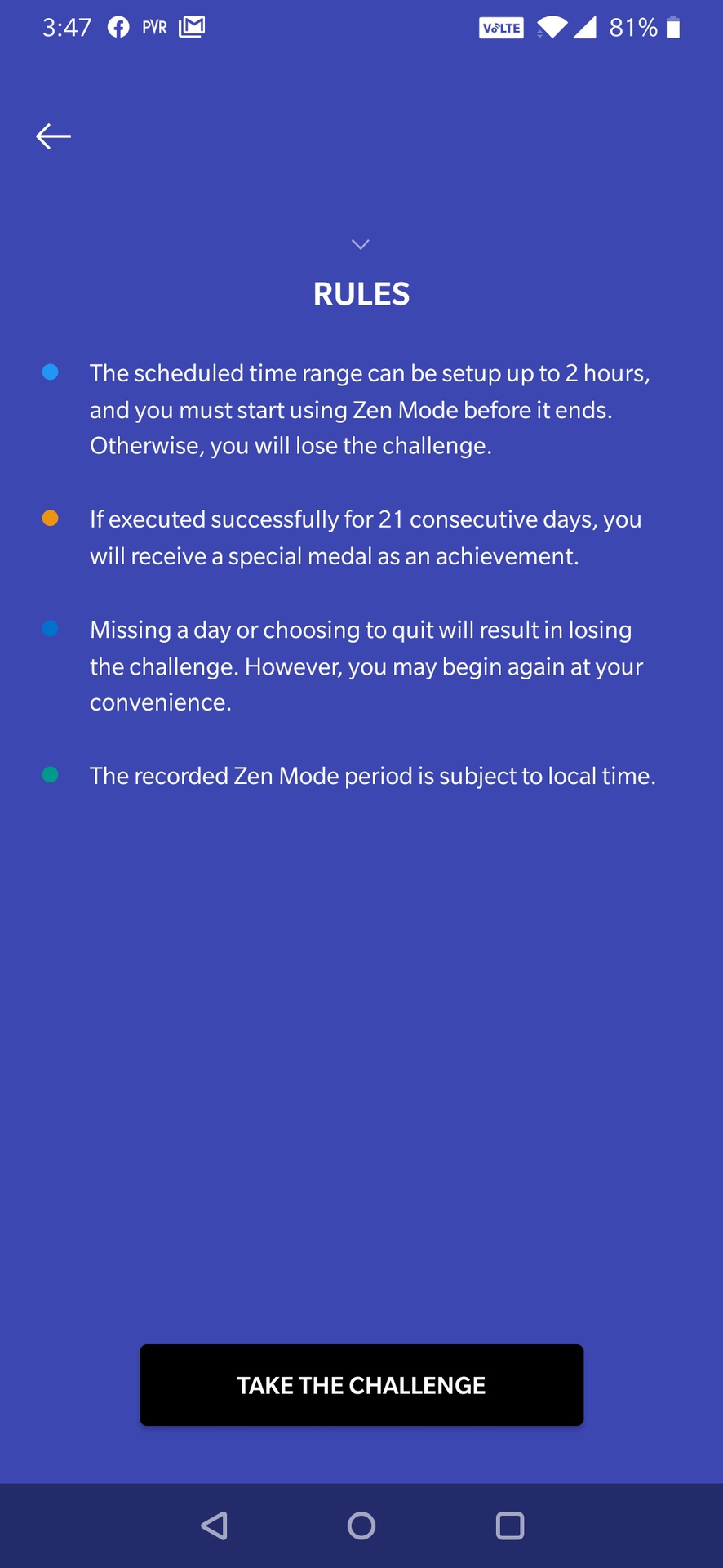 OnePlus Zen Mode Update 21 day challenge 2