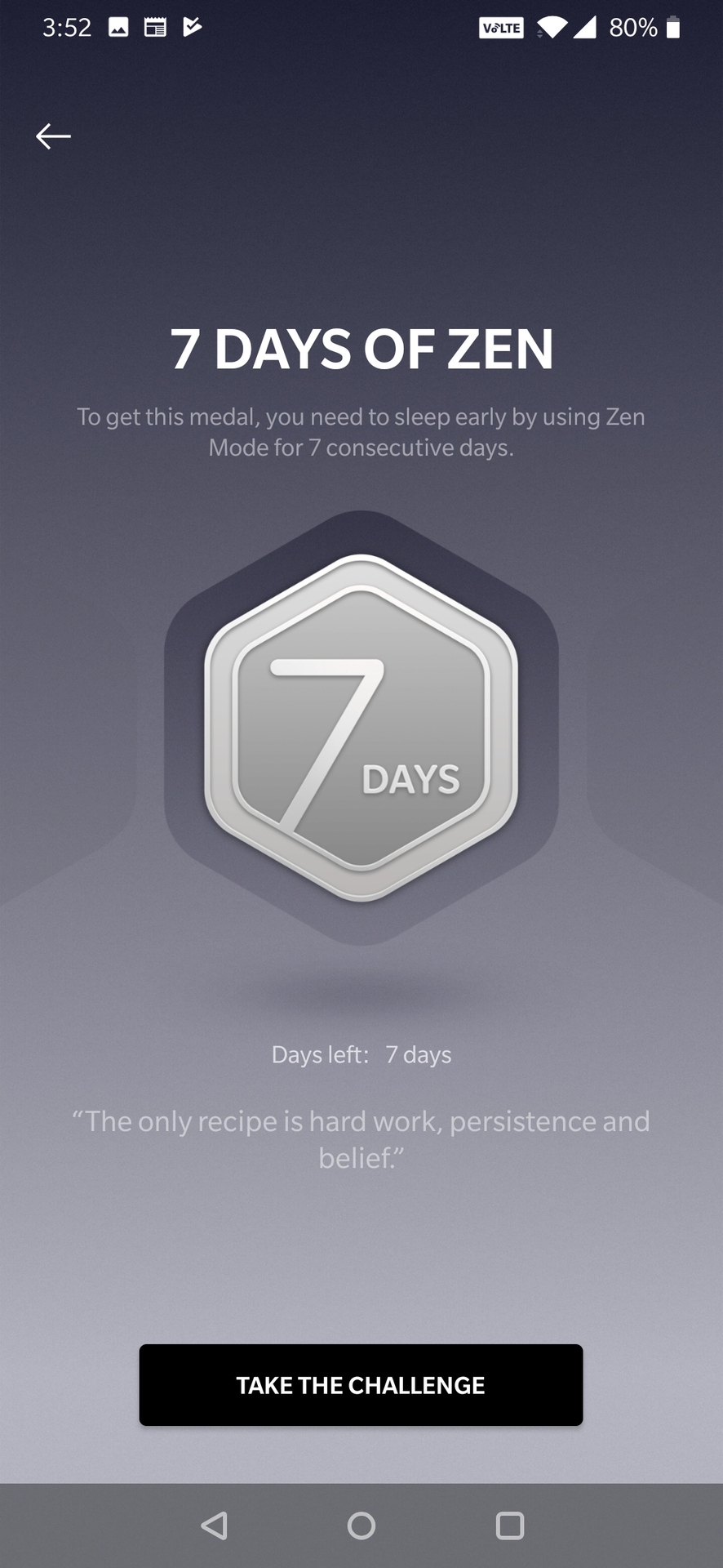 OnePlus zen mode 7 day challenge