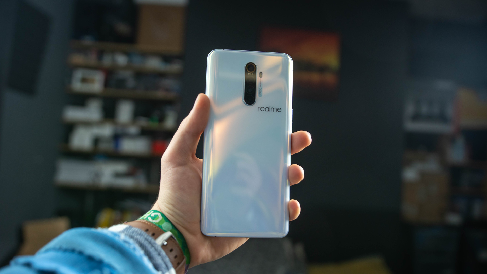 Realme X2 Pro rear view in the hand 1