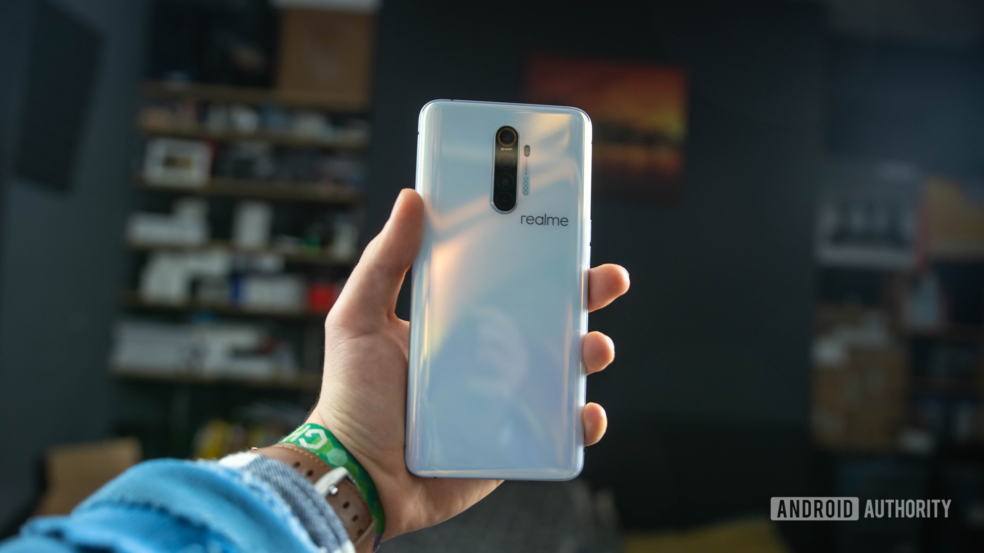 realme X2 Pro rear view in the hand