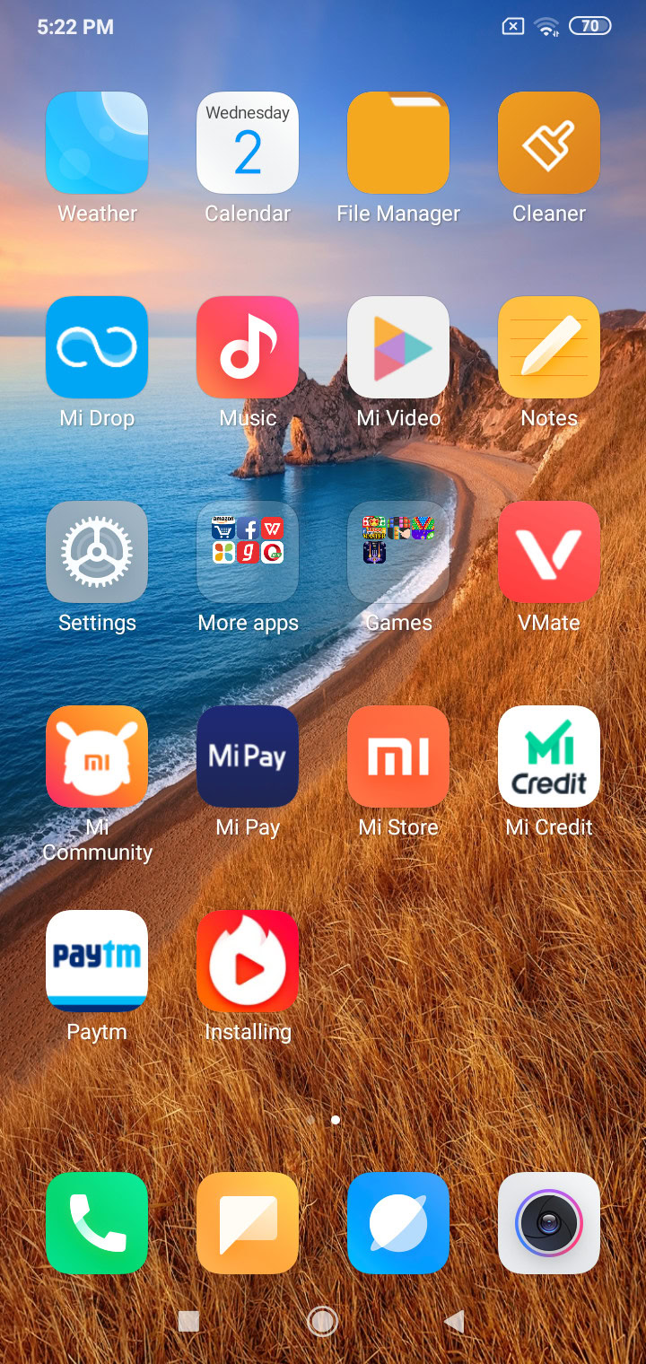 Redmi 8A miui home 2