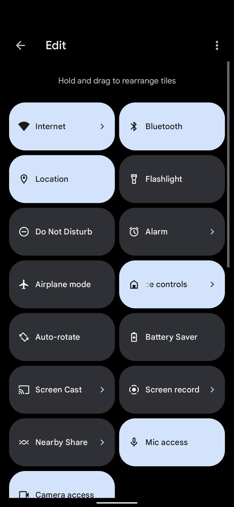Turn off GPS using notification quick toggles 2