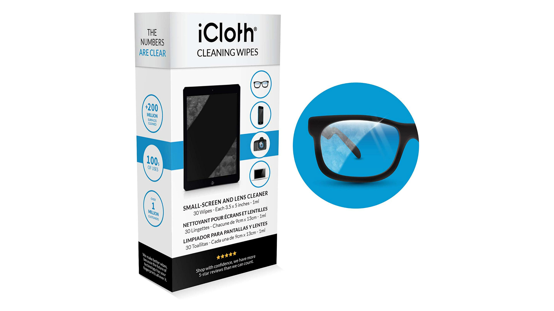 iCloth Screen Cleaning Wipes