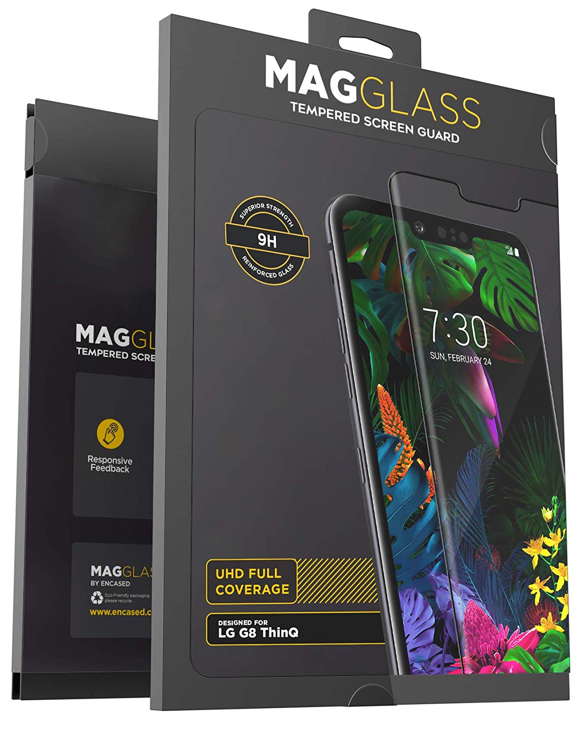 magglass case friendly tempered glass screen protector for the lg g8