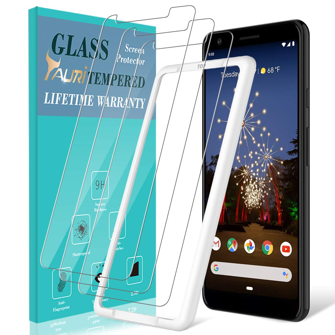 tauri tempered glass screen protectors 3 pack