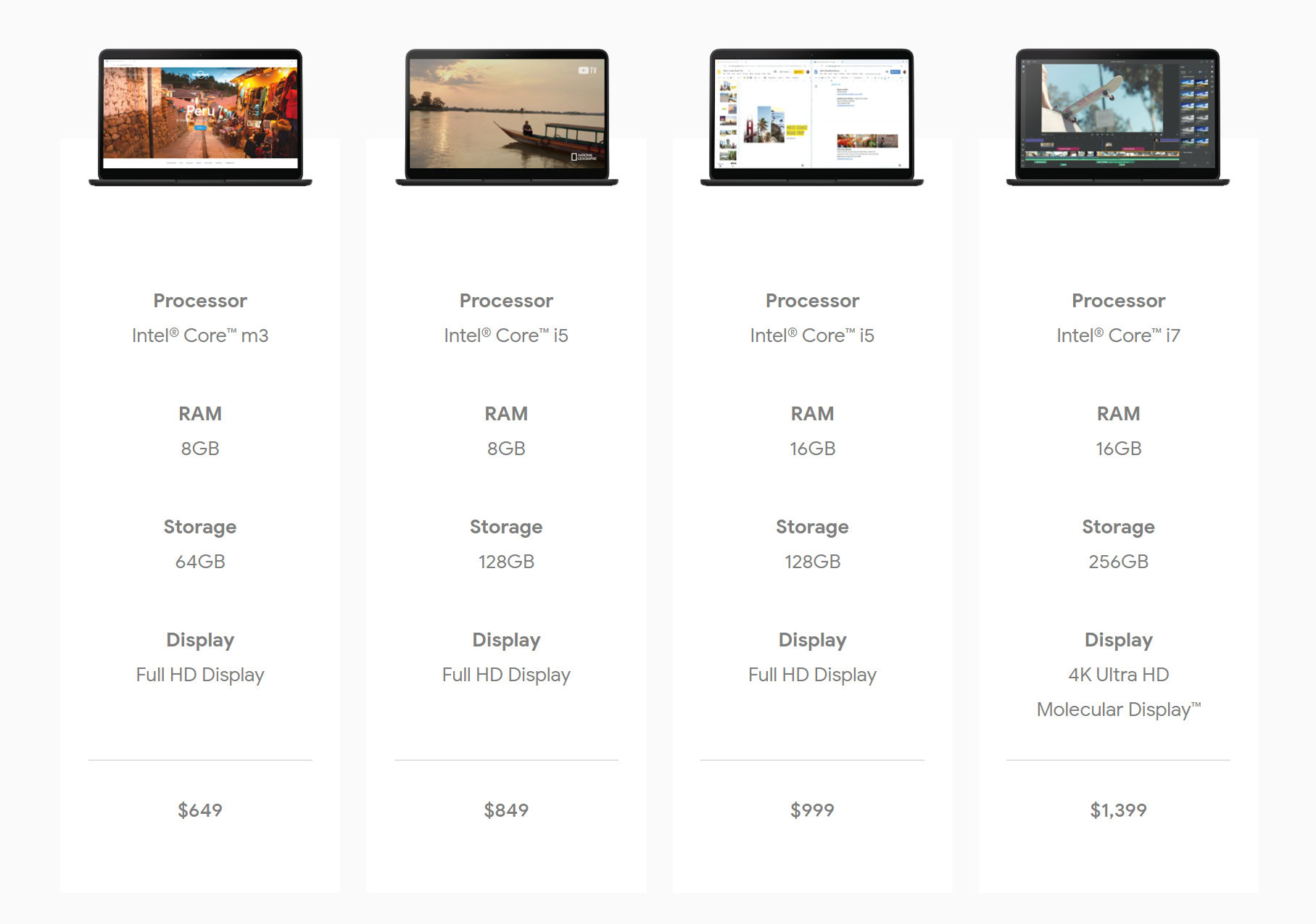 pixelbook go pricing