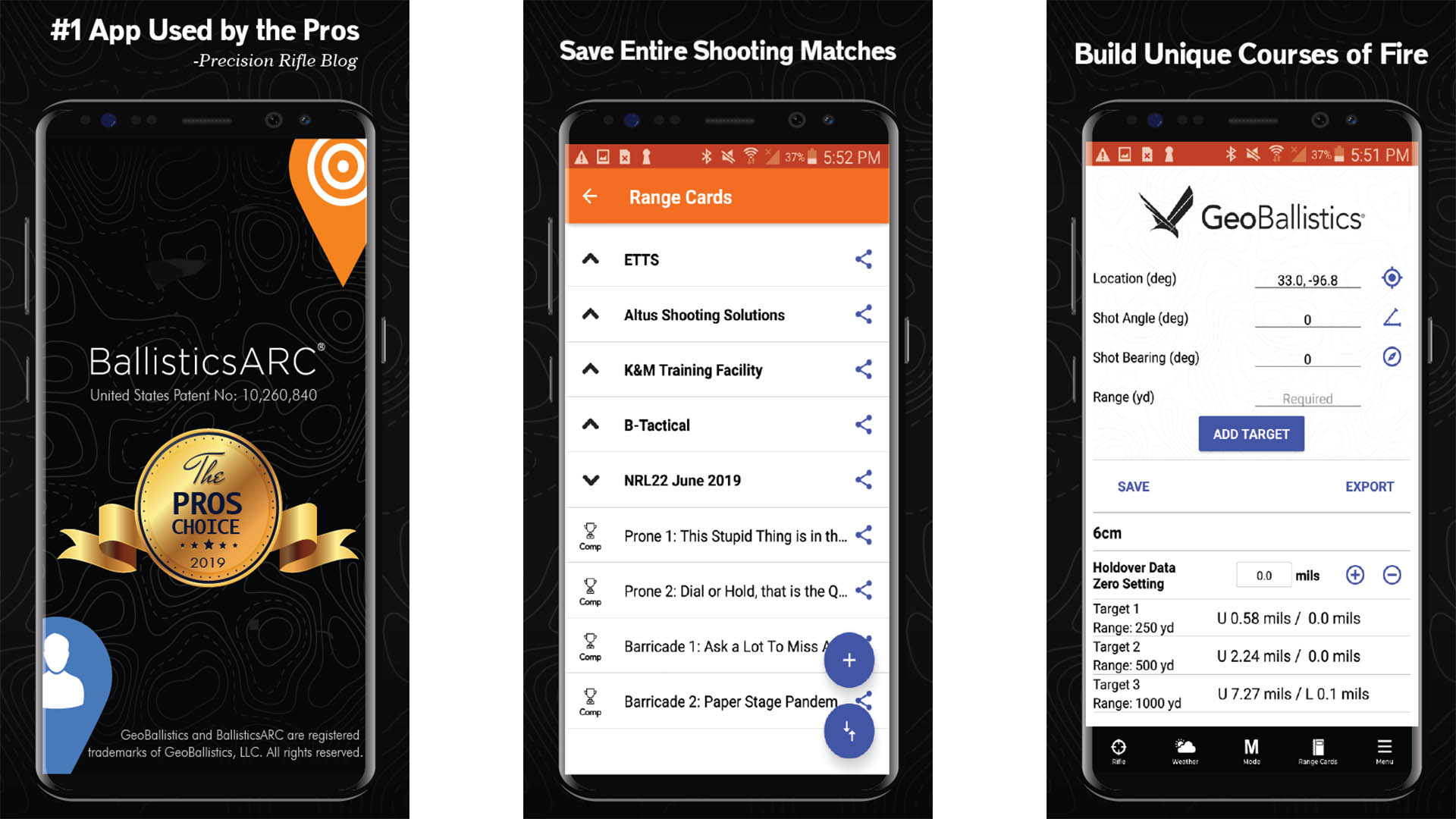 BallisticsARC screenshot for the best gun apps list