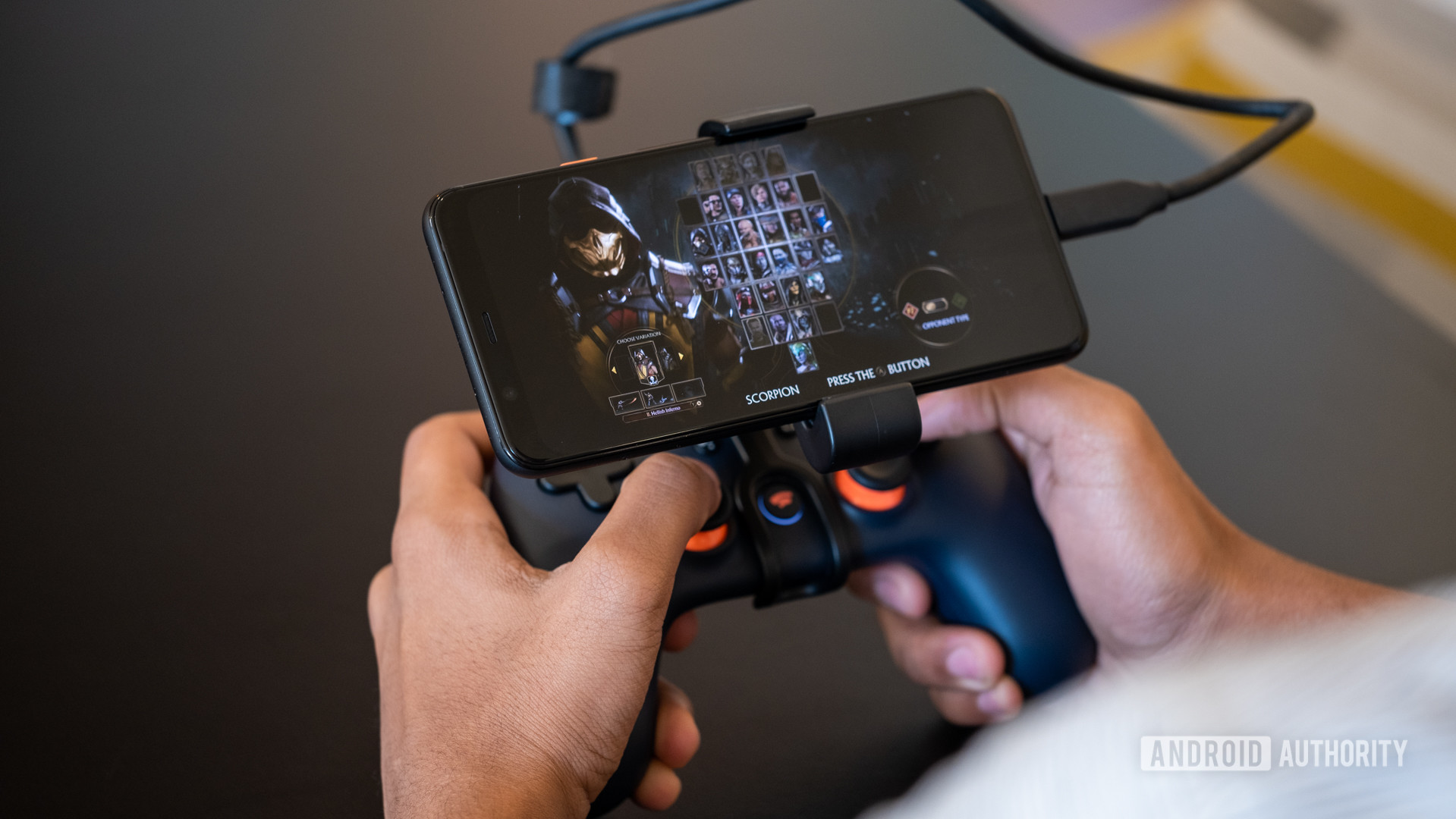 Google Stadia playing on phone 1 - The best handheld consoles