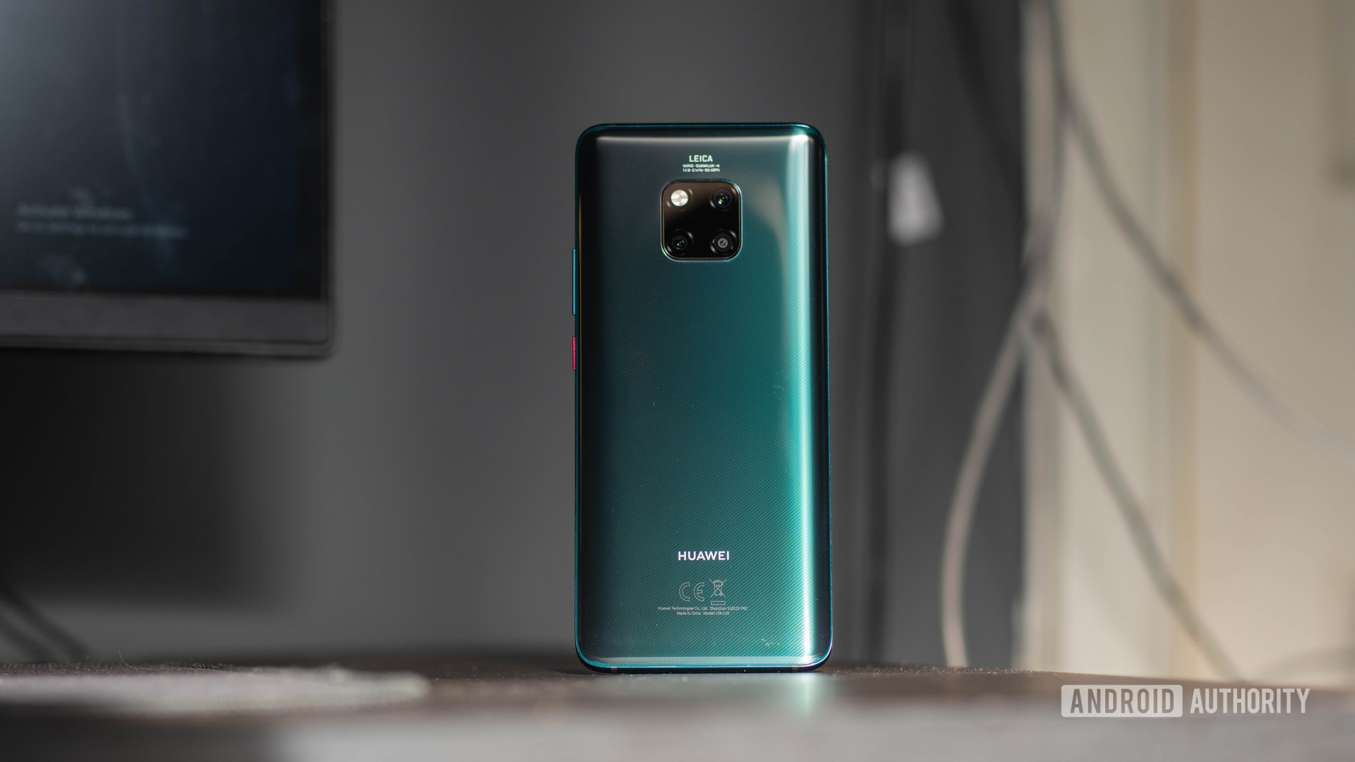HUAWEI Mate 20 Pro back side directly on