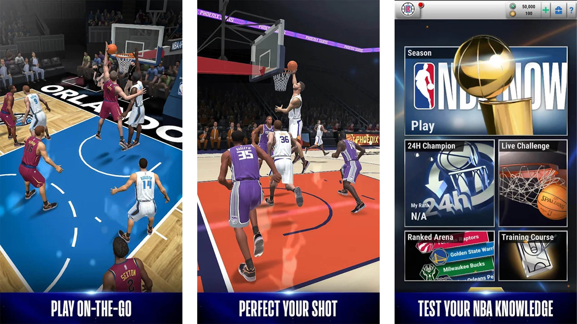NBA Now Mobile screenshot for the best new android games list