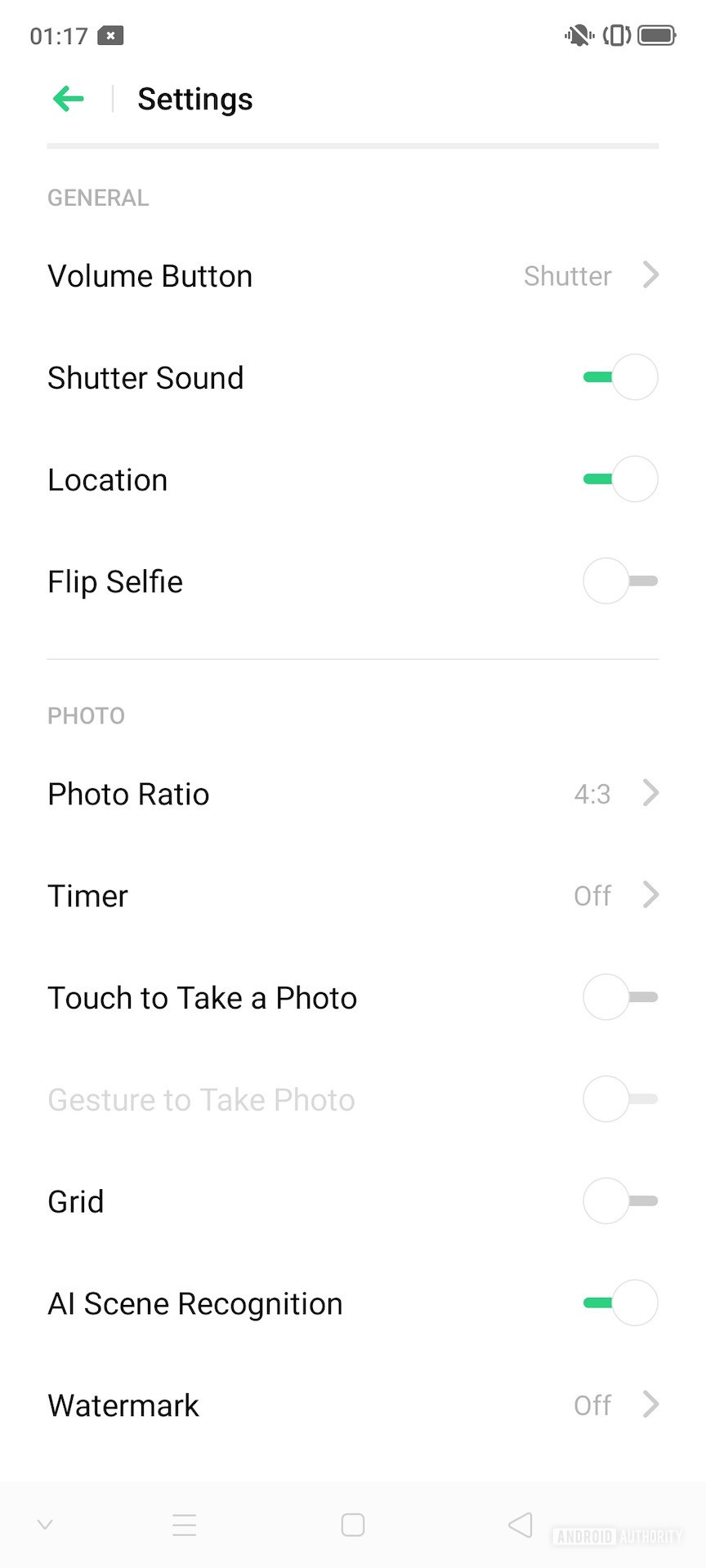Oppo Reno Ace review camera settings