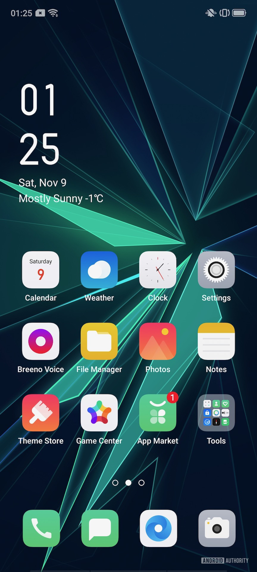 Oppo Reno Ace review home screen