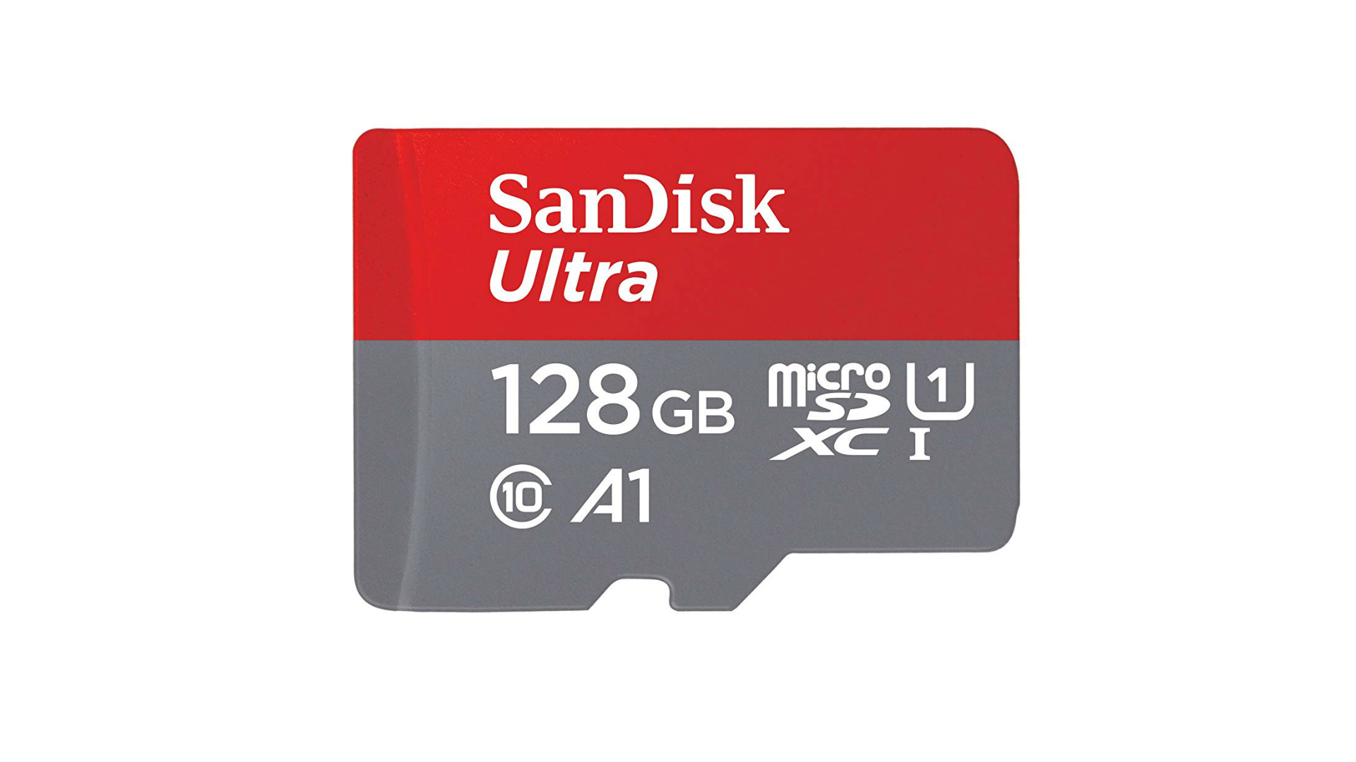 SanDisk Ultra 128GB microSD card press render