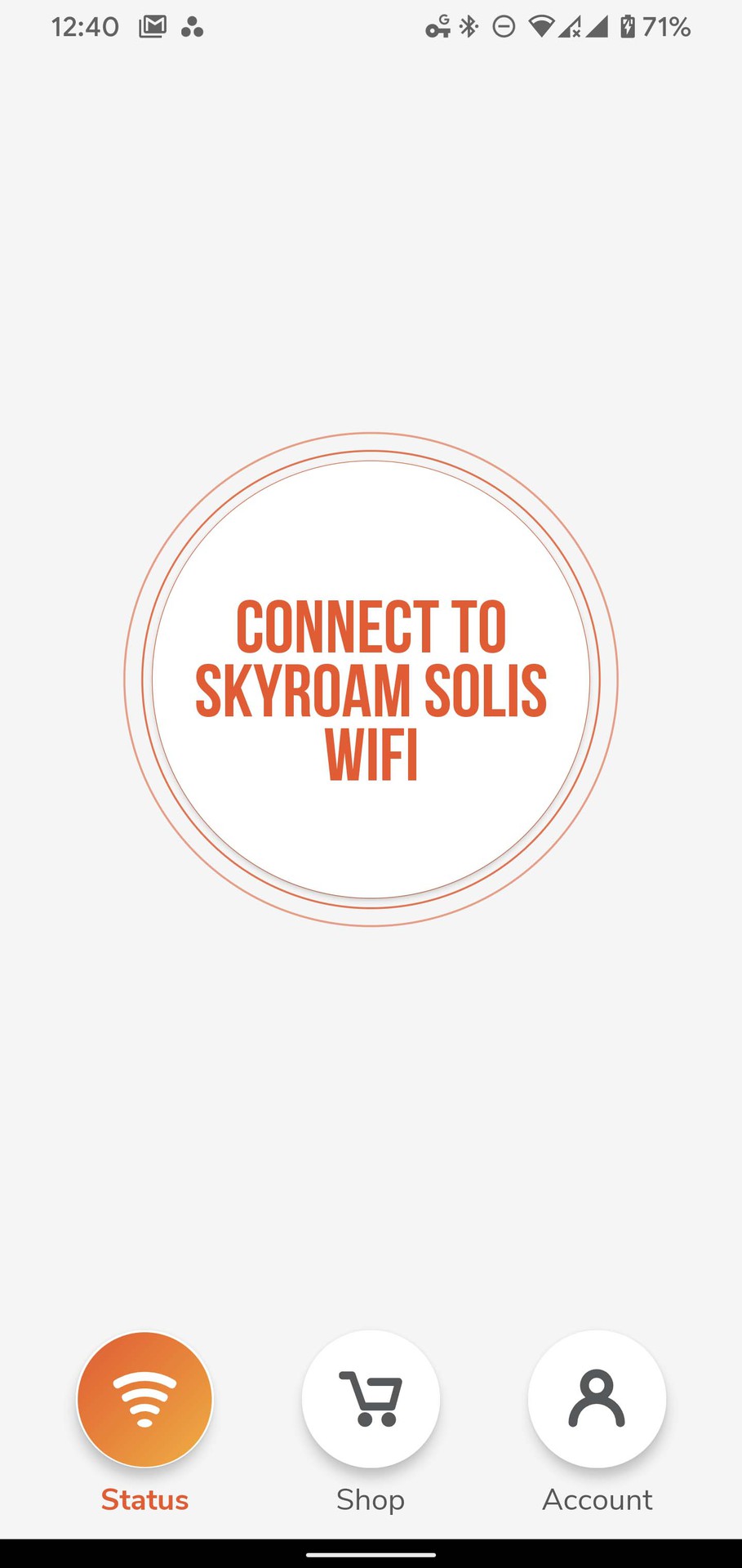 Skyroam Solis X app hotspot connect