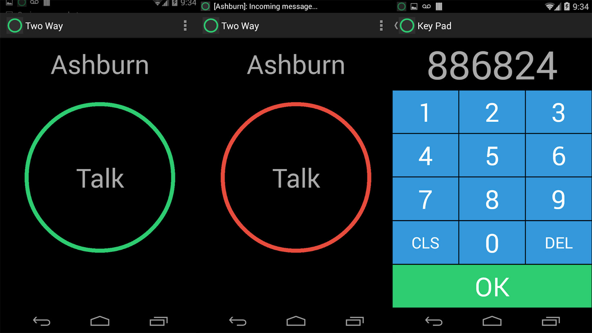 Two Way screenshot is one of the best walkie talkie apps for android