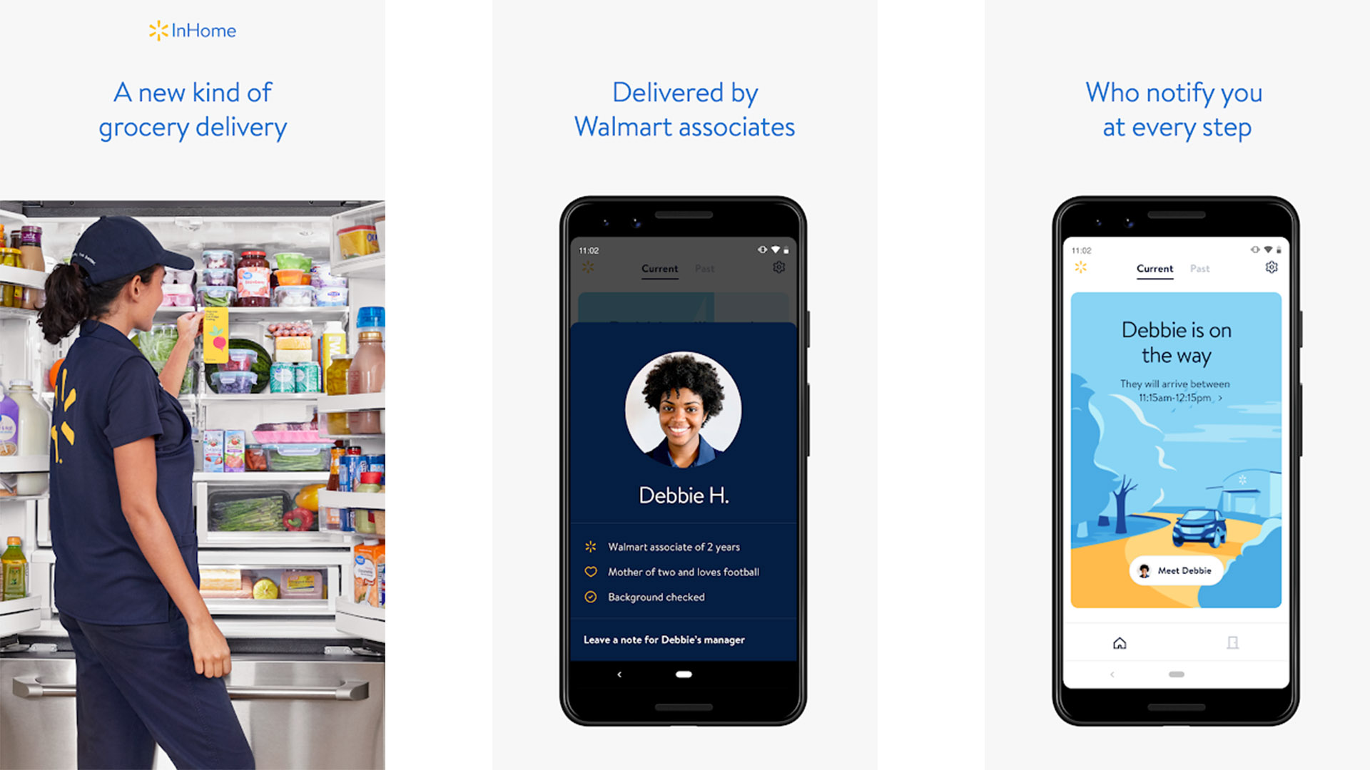 Walmart InHome Delivery screenshot for the best new android apps list