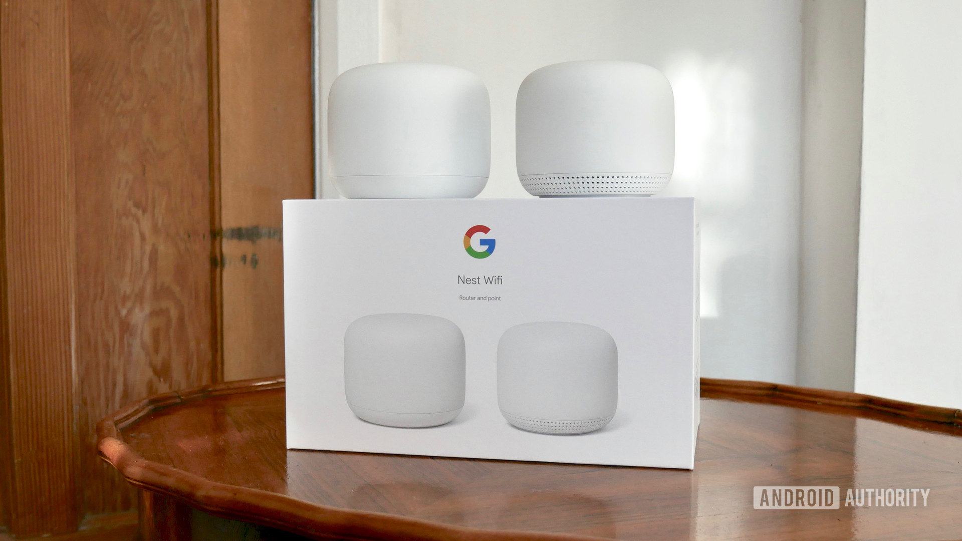 google nest wifi front box