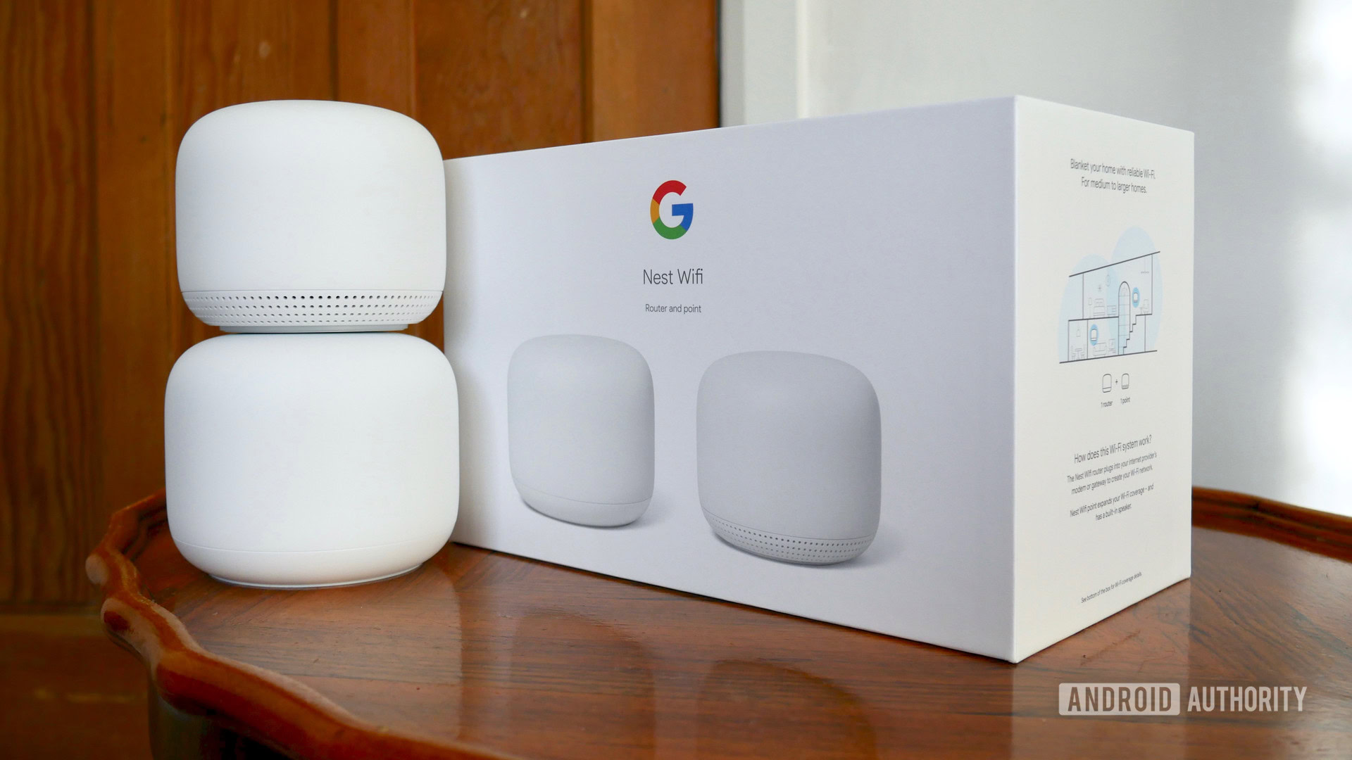 Revisión de Google Nest Wifi junto al cuadro 2