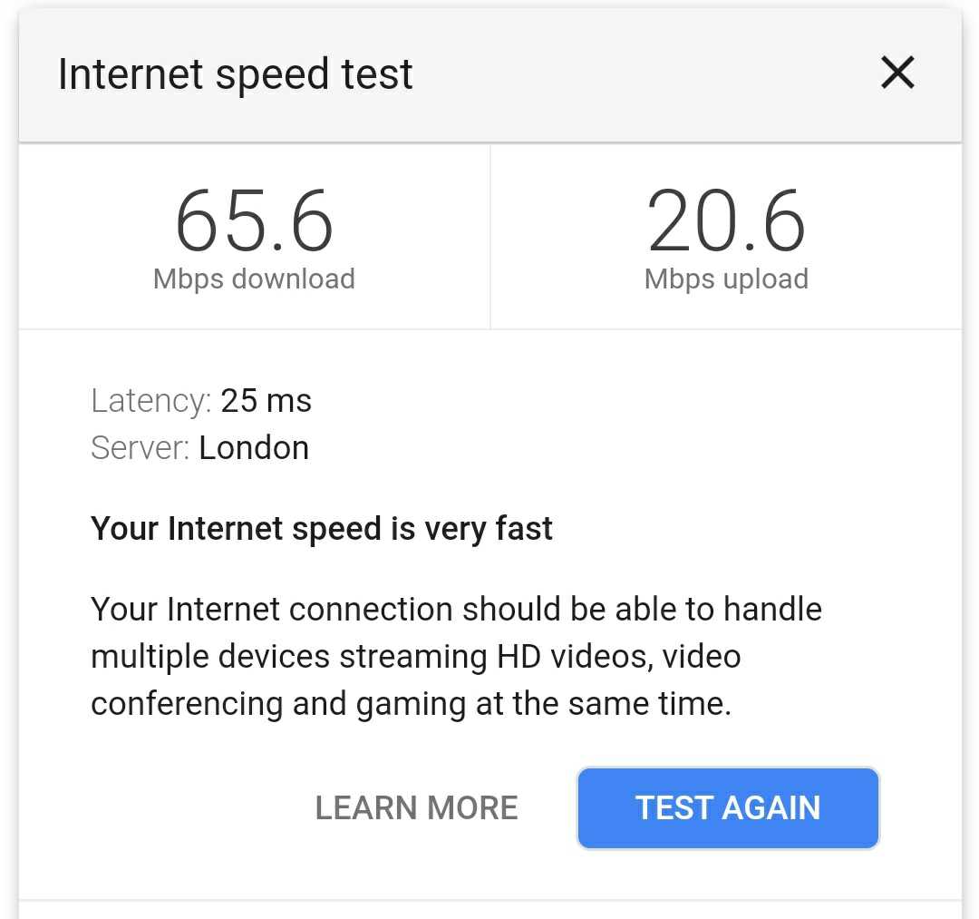 google wifi speed test 3