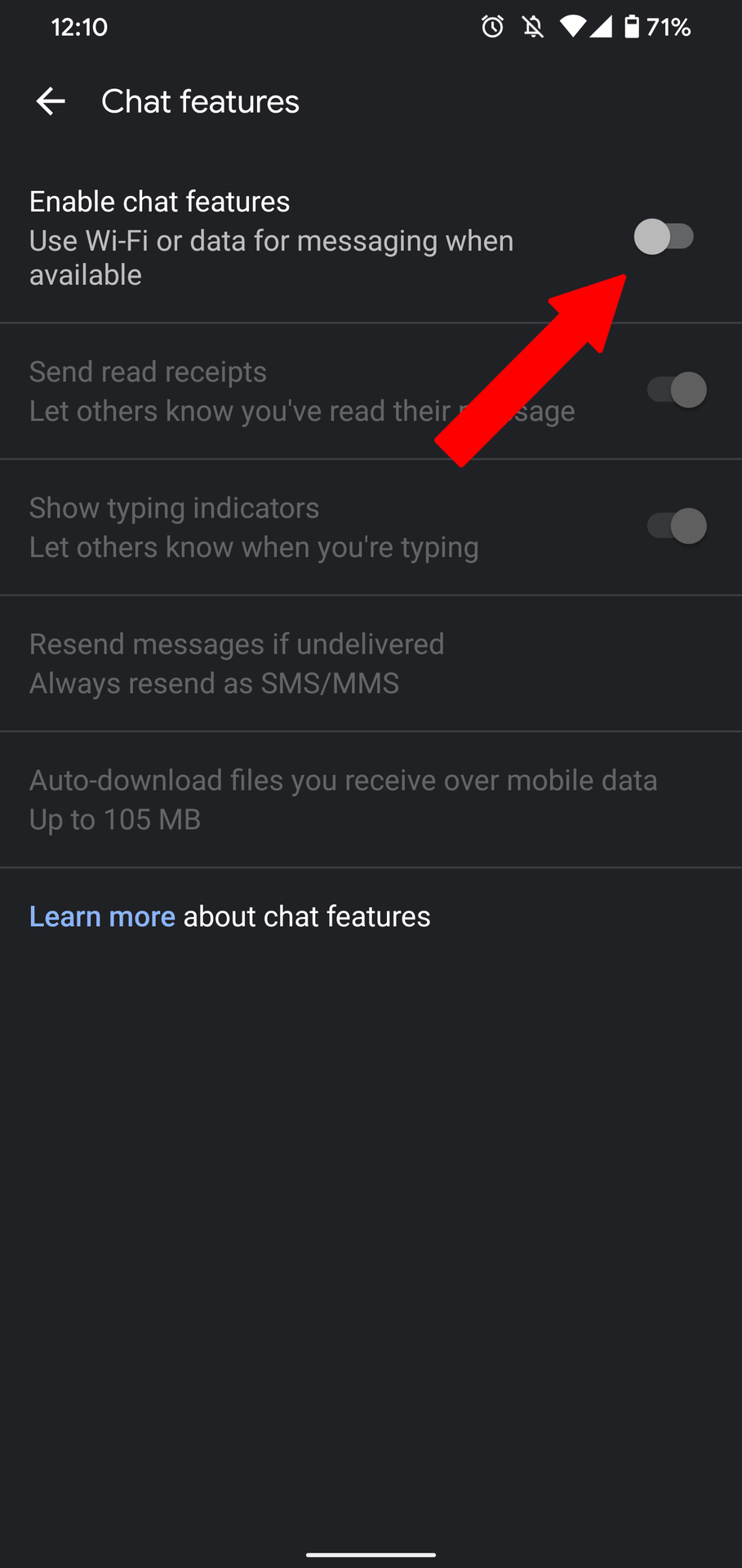 how to enable rcs google messages android 2