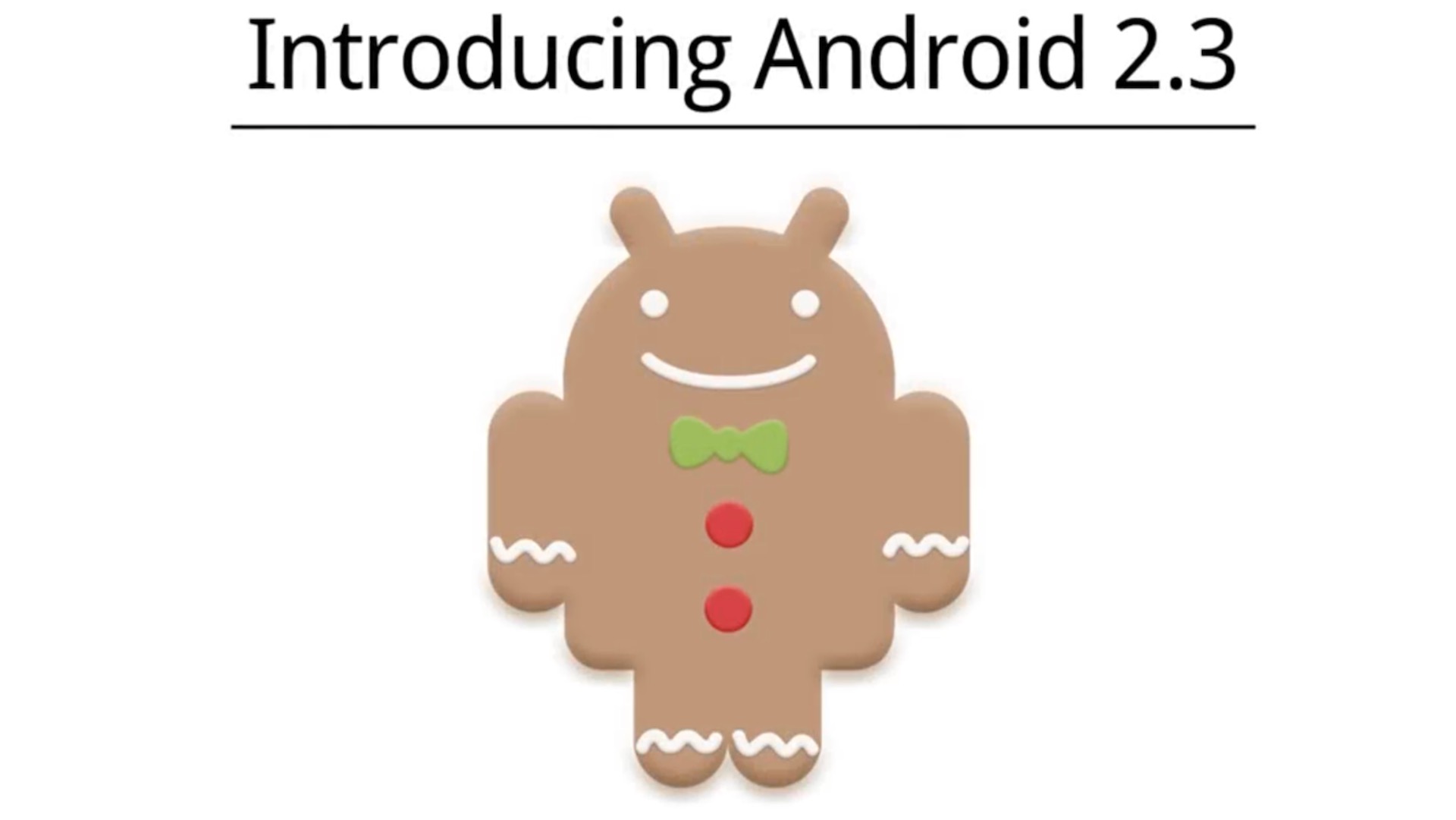 Android 2.3 GIngerbread