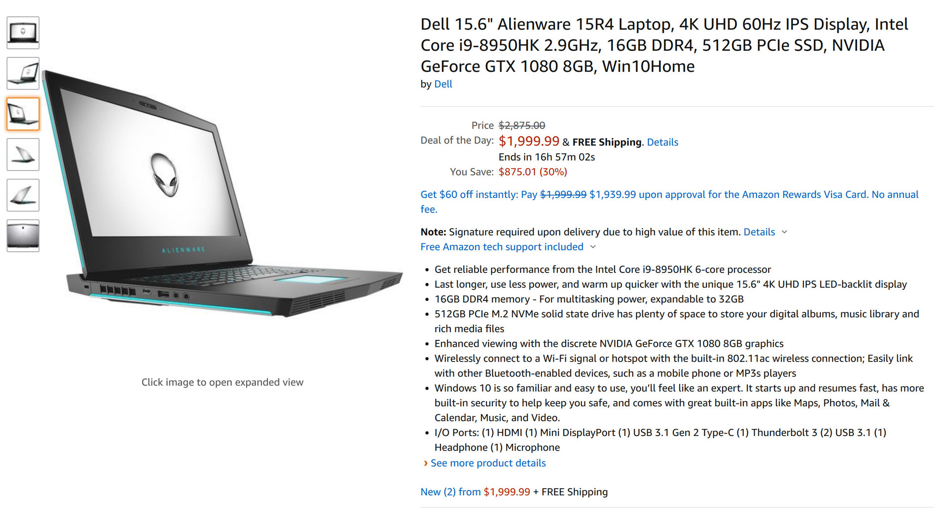 Dell Alienware Amazon sale