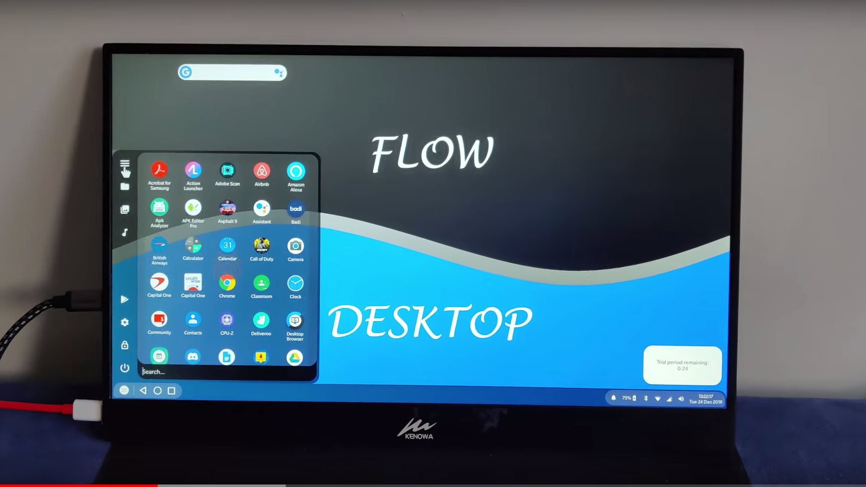 Flow Desktop launcher App