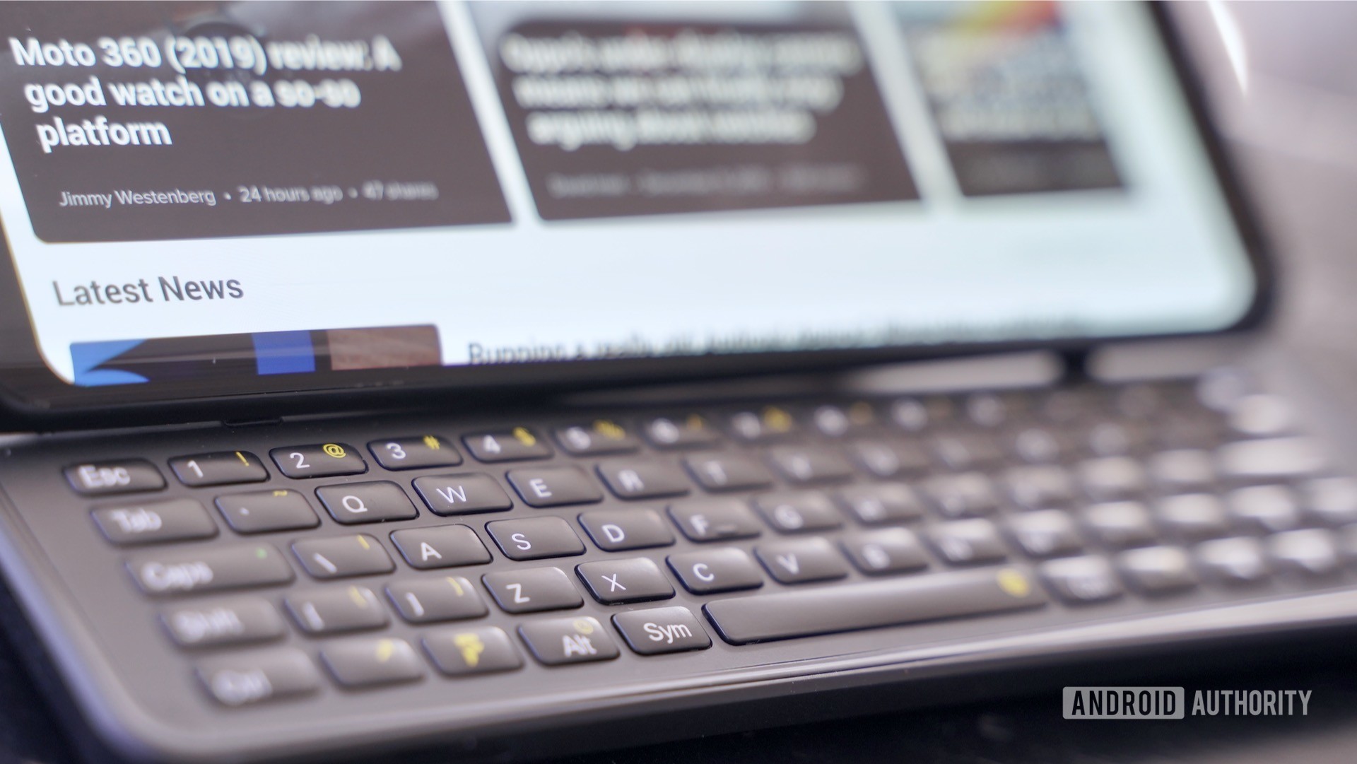 Fxtec Pro1 review keyboard closeup