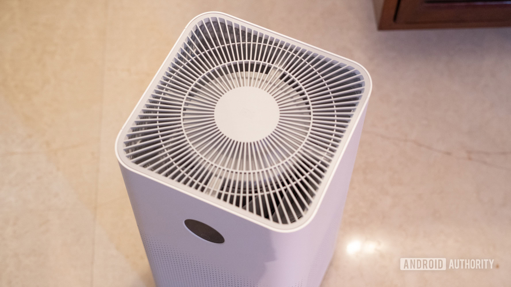 Mi Air Purifier 3 top shot showing grille