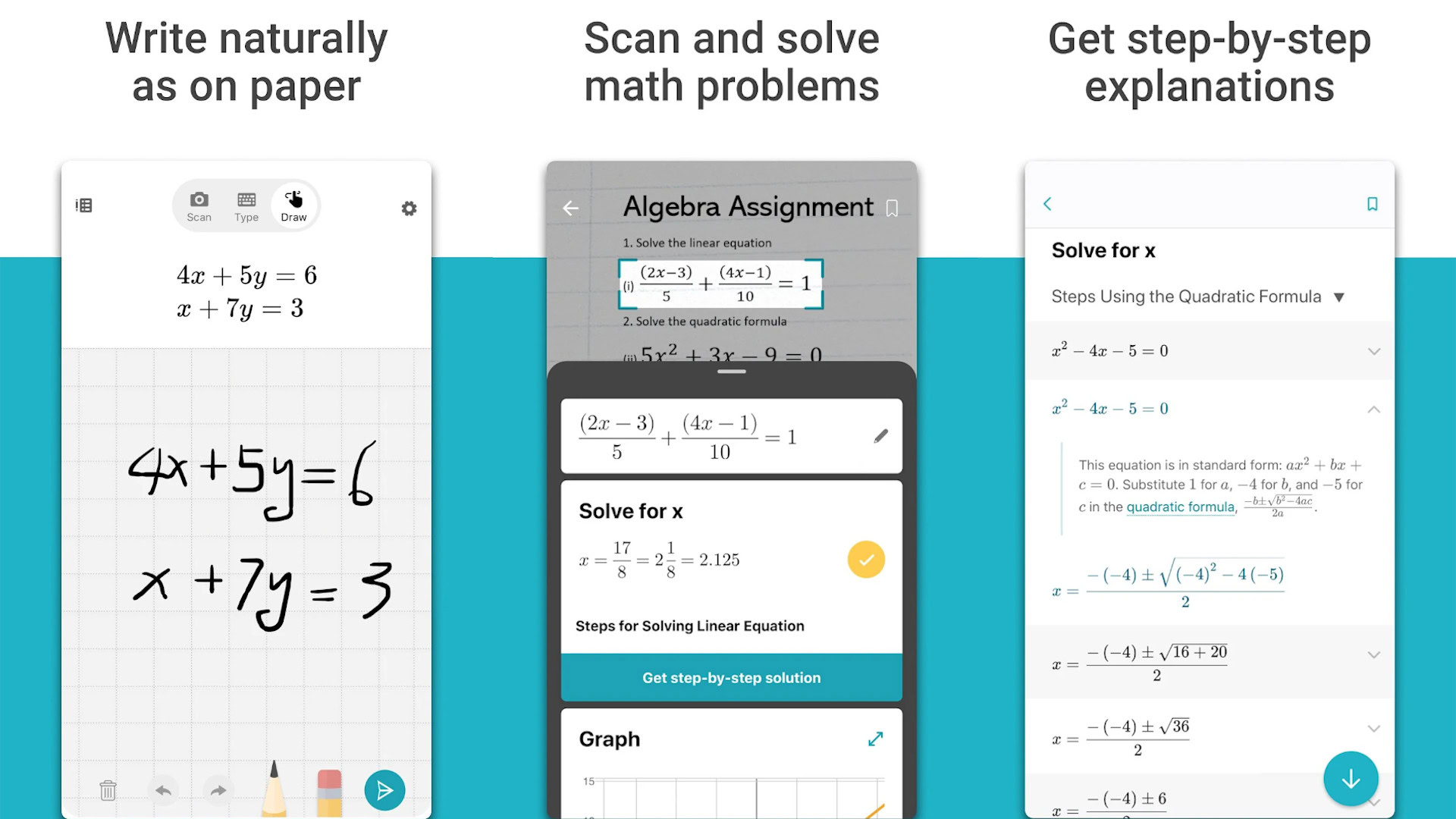 apps to solve math homework