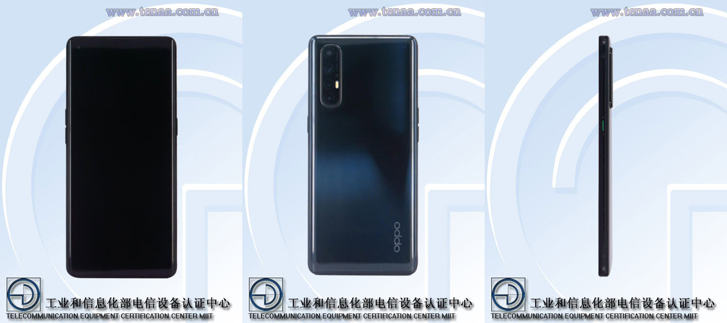 The OPPO Reno 3 Pro 5G via TENAA.