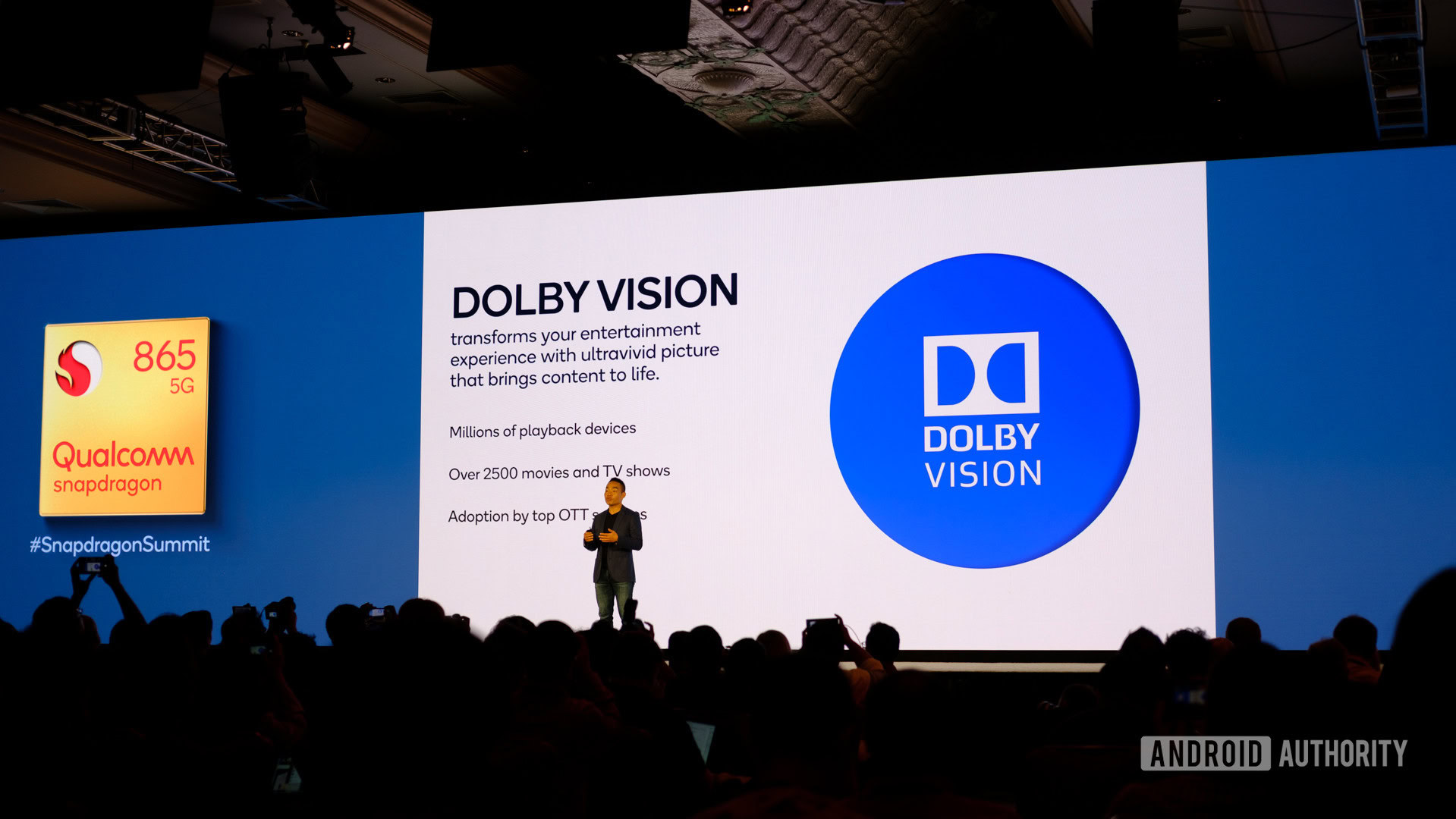 Qualcomm Snapdragon 865 Dolby Vision slides