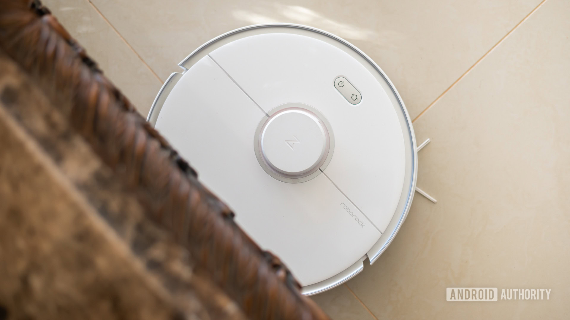 Roborock S5 Max robot vacuum cleaning under table 6