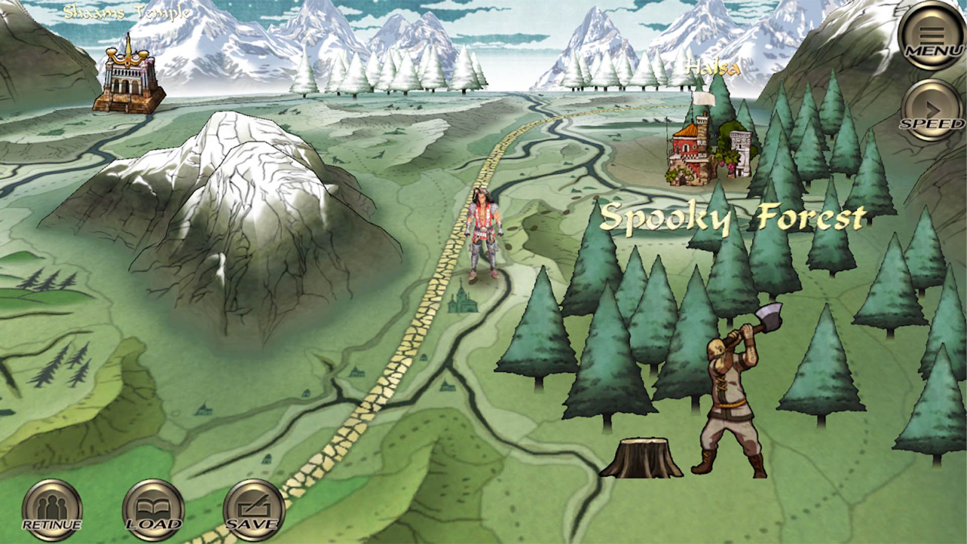 SaGa Scarlet Grace Ambitions screenshot is one of the best new android games