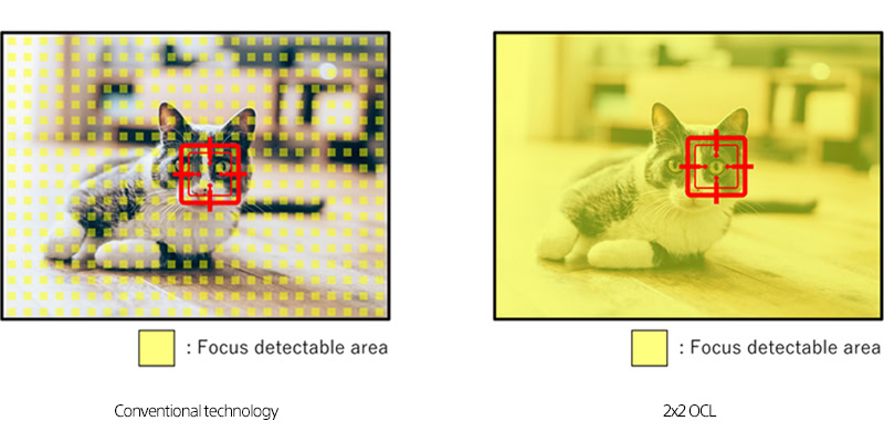 Sony 2x2 OCL focus area - What is All Pixel autofocus?