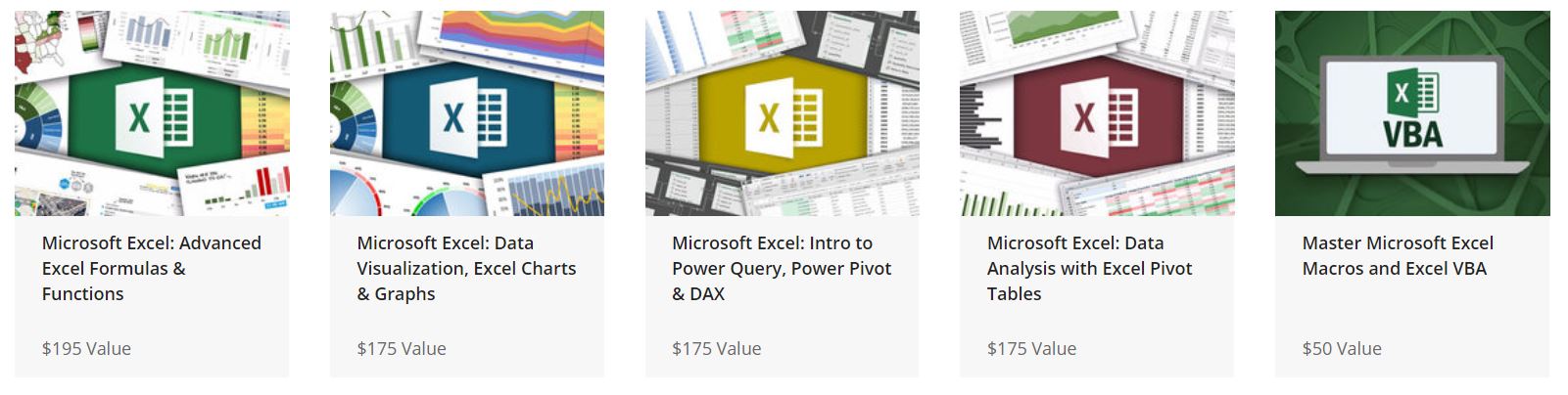 The Ultimate Microsoft Excel Certification Training Bundle online courses