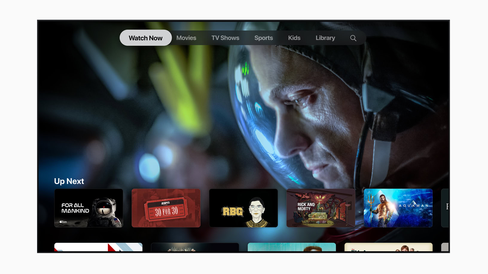 apple tv plus interface