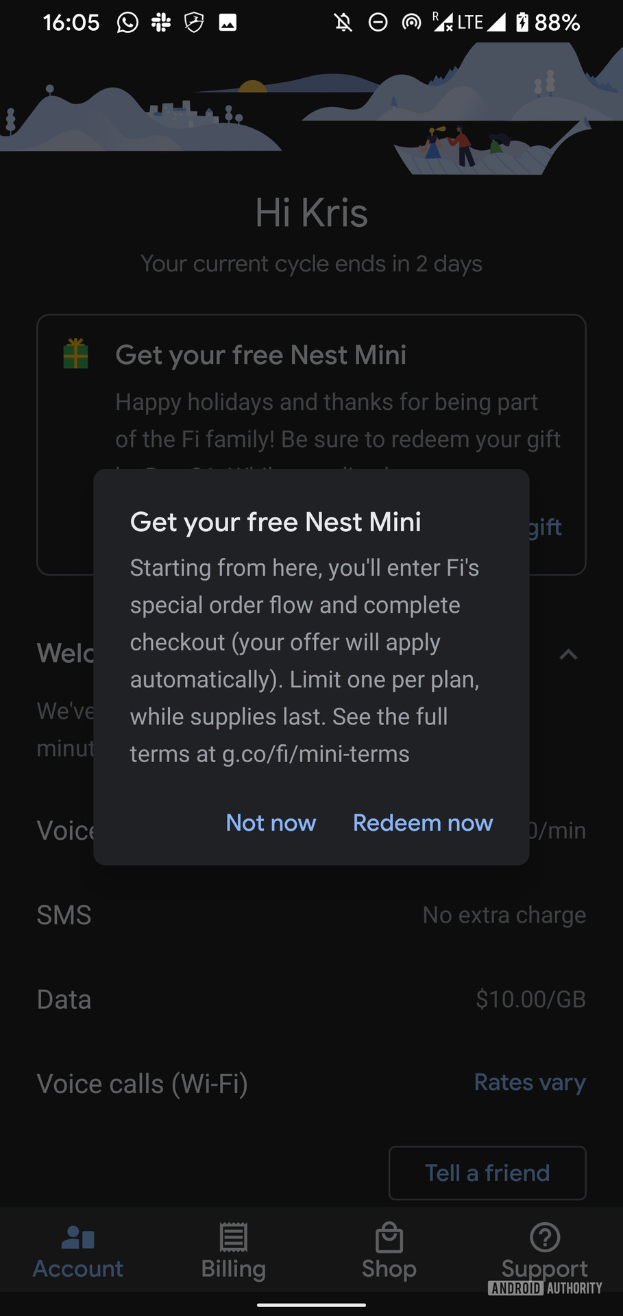 google nest mini fi offer 2