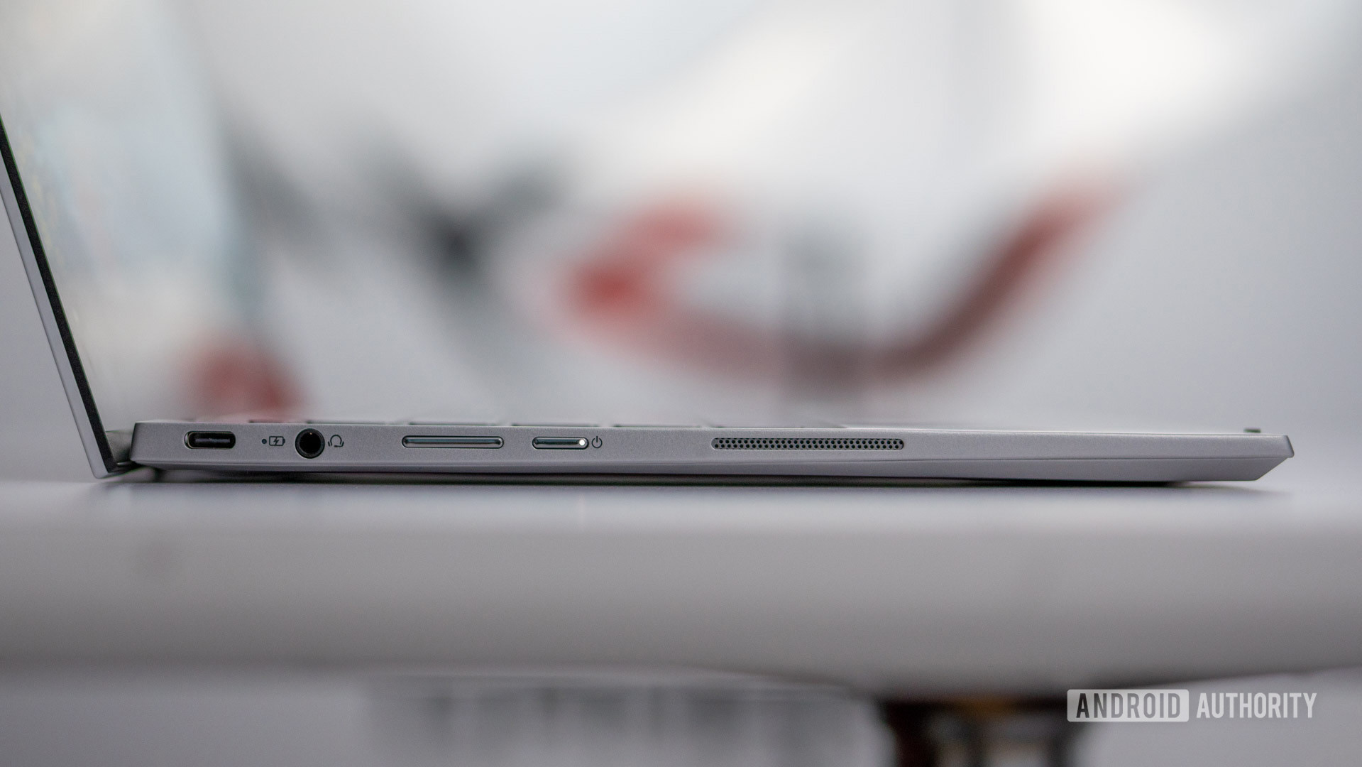 Asus Chromebook Flip C436 left side profile ports