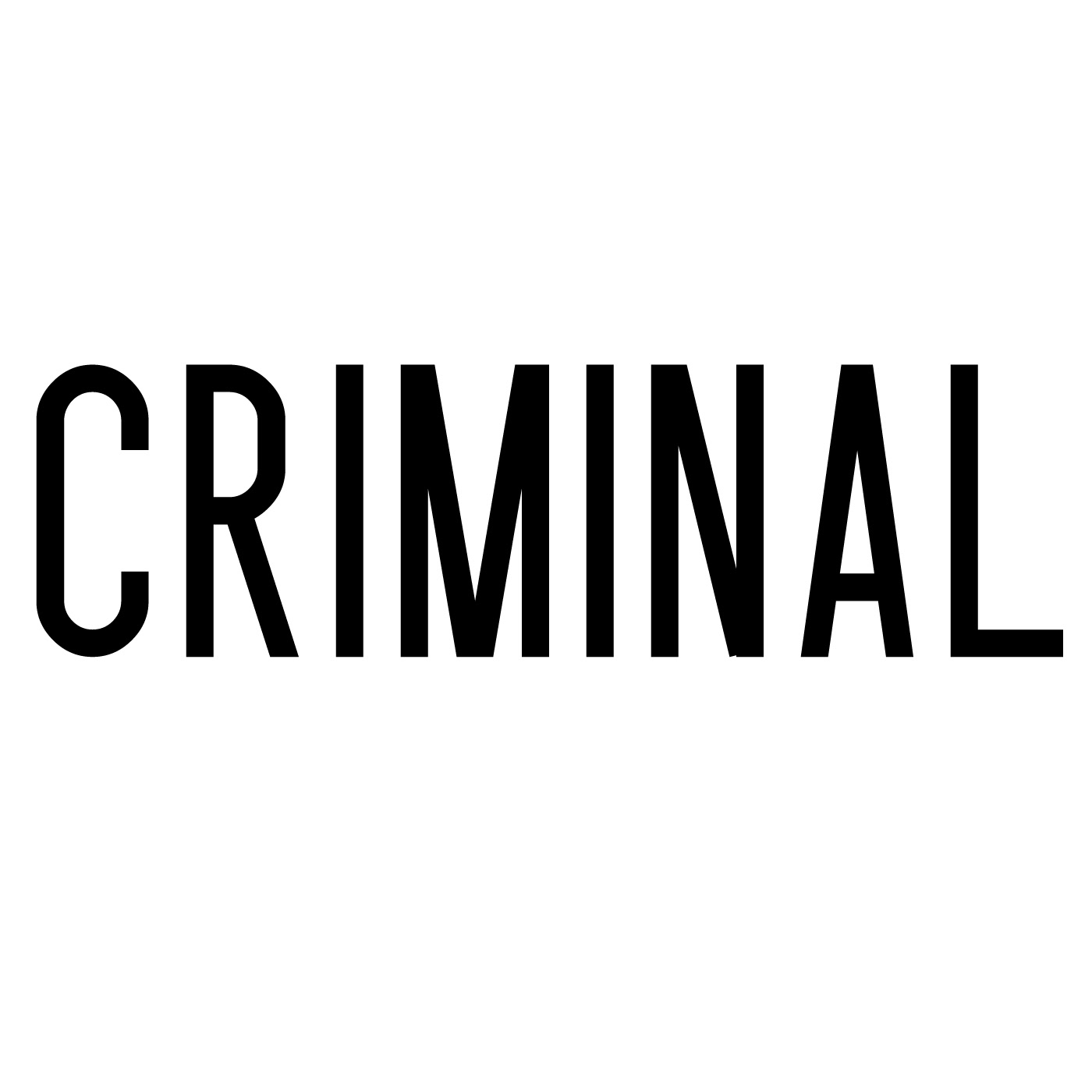 Criminal podcast logo