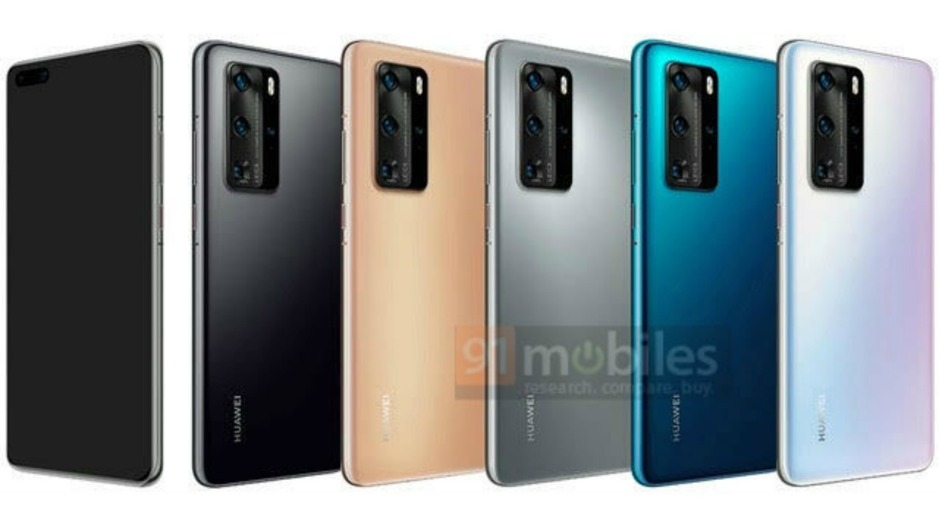 HUAWEI P40 Pro colorways leak