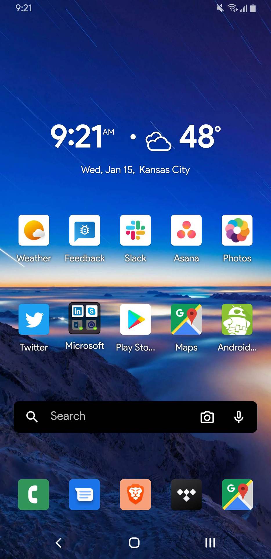 Microsoft Launcher 6.0 home page 3