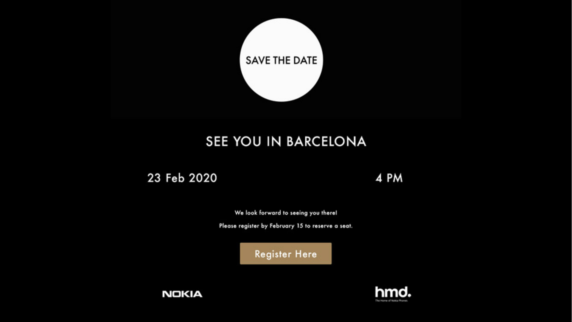 Nokia MWC 2020 Invite